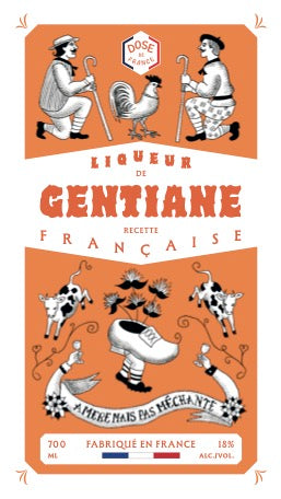 Liqueur de Gentiane Dose de France – 70 cl – 18 %